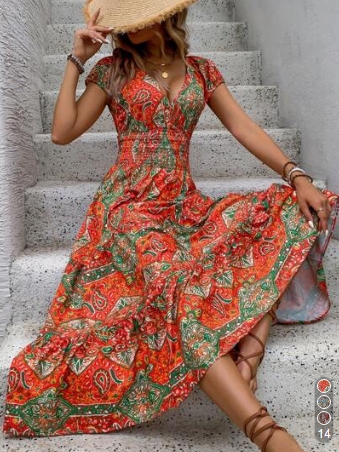 beautiful long dresses casual