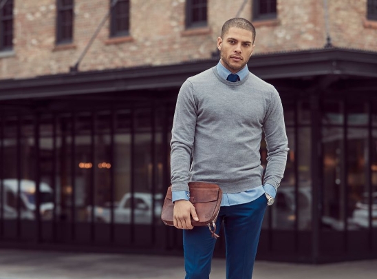 mens business casual sweater