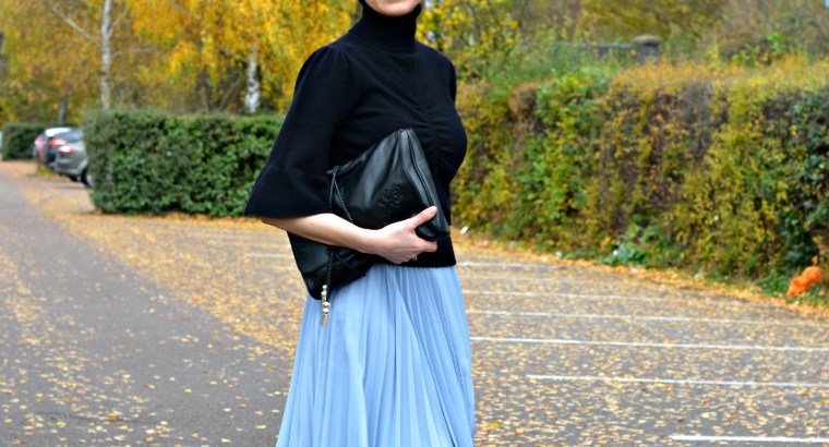 pleated outfit